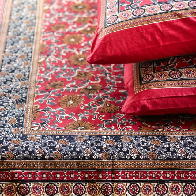 Kalamkari Blossom - Red flower