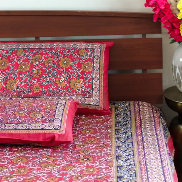 Kalamkari Blossom - Red flower