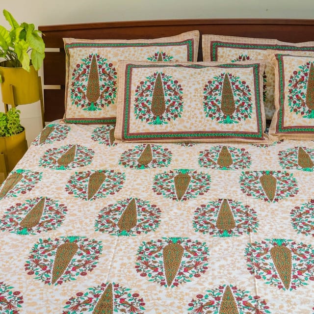 Floral Printed Bedsheet