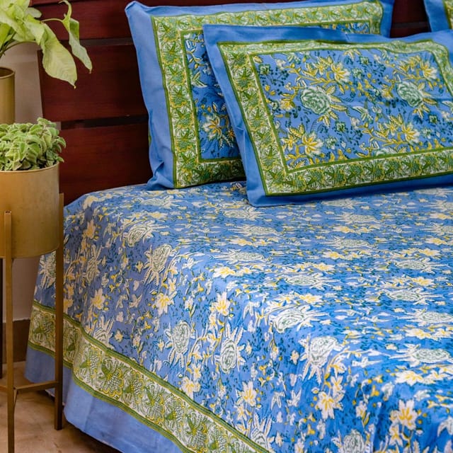 Floral Printed Bedsheet