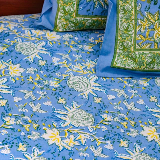 Floral Printed Bedsheet
