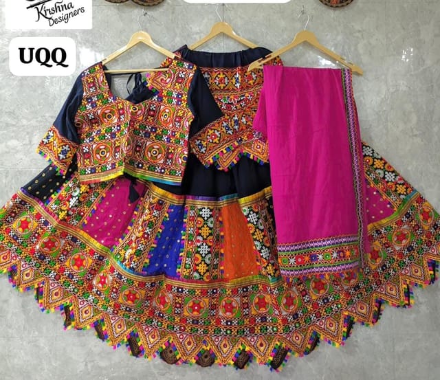 Chaniya Choli-Pink With Multi