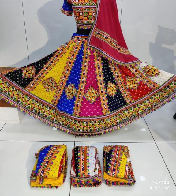 Chaniya Choli - Veelkleurig