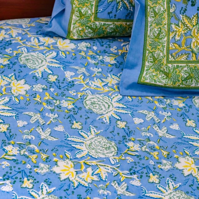 Floral Printed Bedsheet