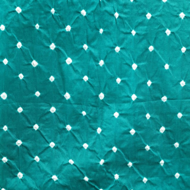 Bandhani Fabric - Sea Green