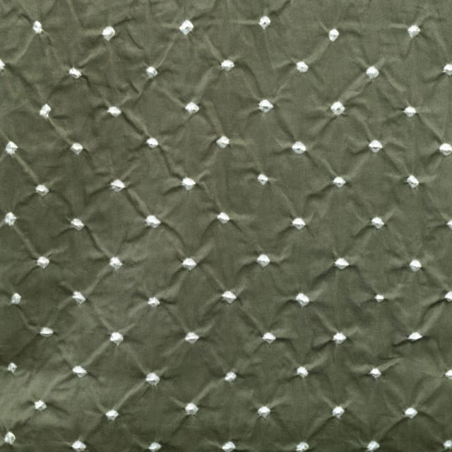 Bandhani Fabric -Pista Green