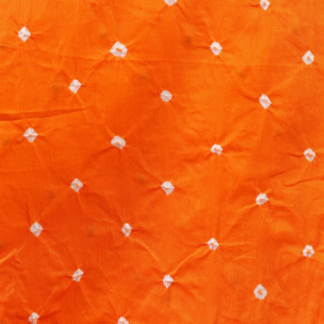 Bandhani Fabric- Orange