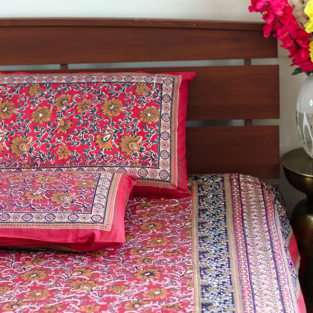 Kalamkari Blossom - Red flower