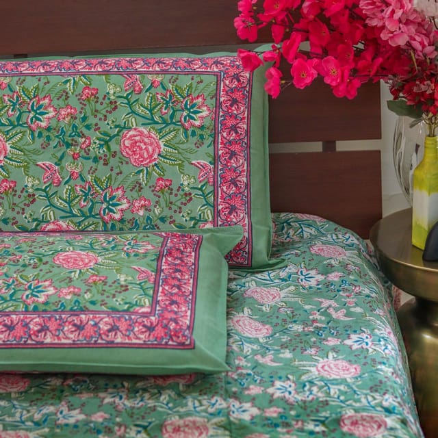 Rajasthani printed bedsheet