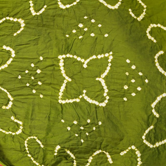 Dress Material with Duppatta - Mehandi Green