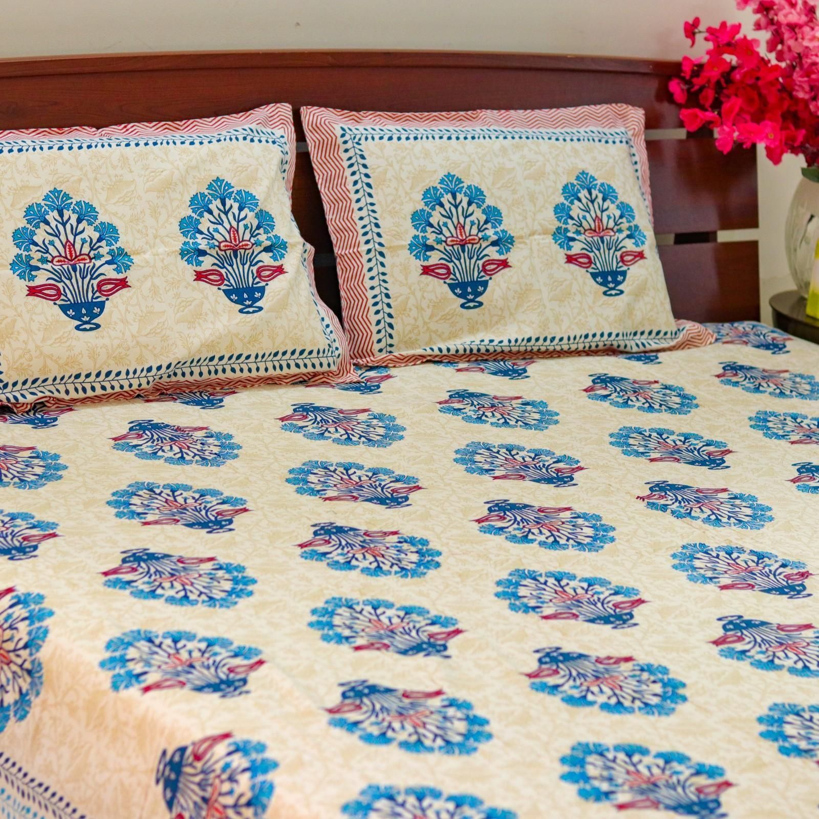 Tulip Printed Bedsheet