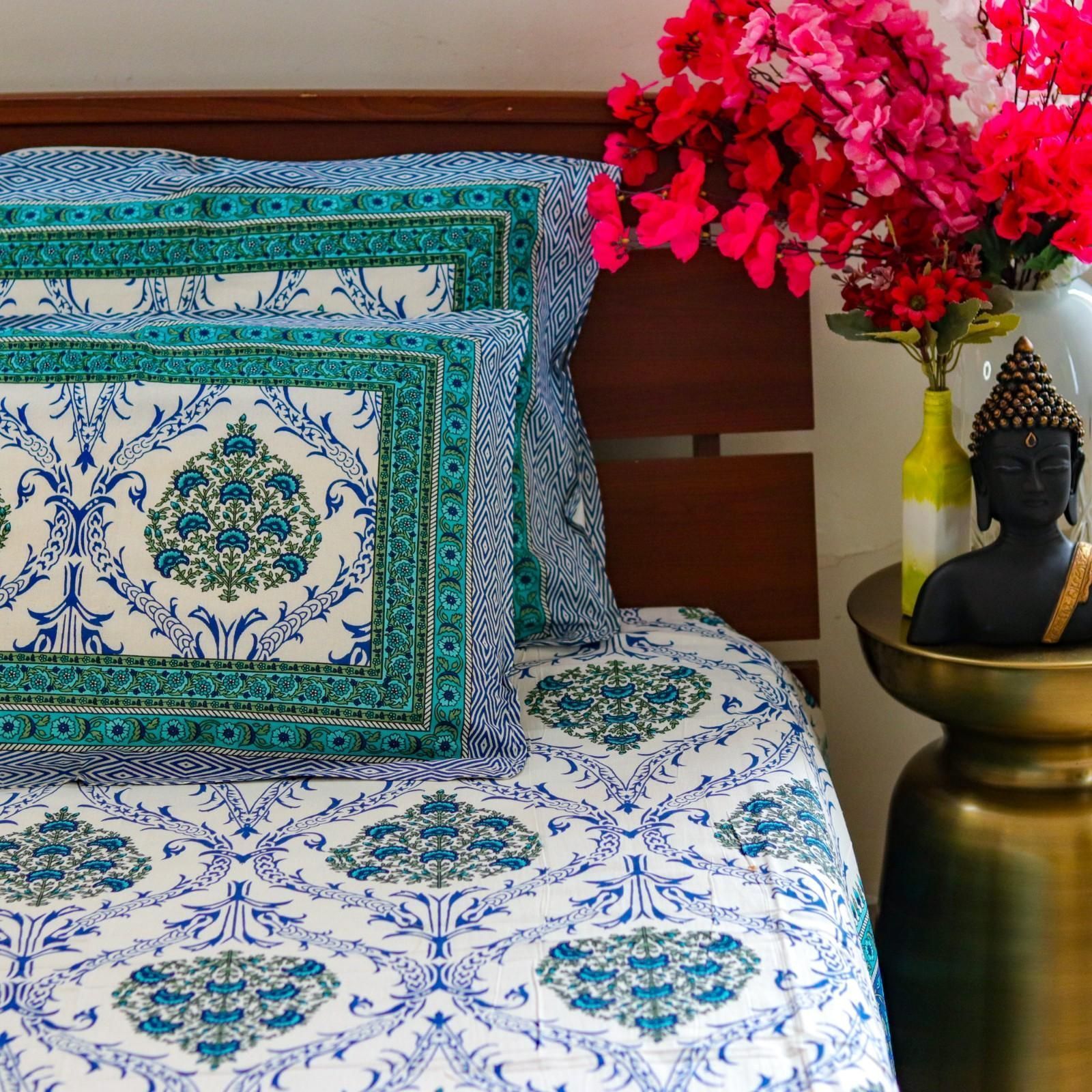 Jaipuri Floral - Teal